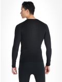 Miniatuur Odlo, Perfomance Warm Eco FA Thermoshirt heren Black - Odlo Graphite Grey Grijs, Zwart 