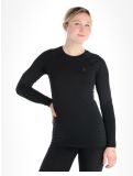 Miniatuur Odlo, Perfomance Warm Eco thermoshirt dames Black - Odlo Graphite Grey grijs, zwart 