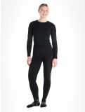 Miniatuur Odlo, Perfomance Warm Eco thermobroek dames Black - Odlo Graphite Grey grijs, zwart 