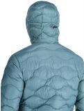 Miniatuur Peak Performance, M Helium Down Hood AD Midlayer (Dons) jas heren Hydro Fresh / Infinity Teel Blauw 