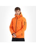 Miniatuur Peak Performance, Maroon ski-jas slim fit heren oranje