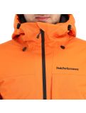 Miniatuur Peak Performance, Maroon ski-jas slim fit heren oranje