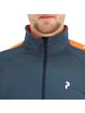 Miniatuur Peak Performance, Rider Zip vest heren steel blauw 