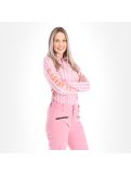 Miniatuur Peak Performance, Spirit Half Zip Printed thermoshirt dames pattern Roze