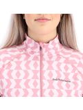 Miniatuur Peak Performance, Spirit Half Zip Printed thermoshirt dames pattern Roze