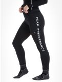 Miniatuur Peak Performance, W Rider Mid thermobroek dames Black-Black zwart 