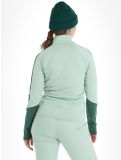 Miniatuur Peak Performance, W Rider Mid Zip vest dames Delta Green Smoke Pine groen 