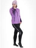 Miniatuur Peak Performance, W Rider Mid Zip Hood vest dames Action Lilac Indigo paars 