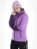 Miniatuur Peak Performance, W Rider Mid Zip Hood vest dames Action Lilac Indigo paars 