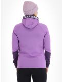 Miniatuur Peak Performance, W Rider Mid Zip Hood vest dames Action Lilac Indigo paars 