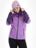 Miniatuur Peak Performance, W Rider Mid Zip Hood vest dames Action Lilac Indigo paars 