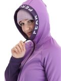 Miniatuur Peak Performance, W Rider Mid Zip Hood vest dames Action Lilac Indigo paars 