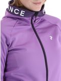 Miniatuur Peak Performance, W Rider Mid Zip Hood vest dames Action Lilac Indigo paars 