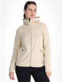 Miniatuur Peak Performance, W Rider Zip Hood EA Vest dames Sand Fog Beige 