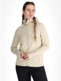 Miniatuur Peak Performance, W Rider Zip Hood EA Vest dames Sand Fog Beige 