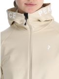 Miniatuur Peak Performance, W Rider Zip Hood EA Vest dames Sand Fog Beige 