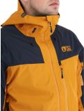 Miniatuur Picture, Broader 3L hardshell ski-jas heren Camel-Dark Blue blauw, oranje 