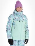 Miniatuur Picture, Exa ski-jas dames Blurry Water Print Silt Green groen 