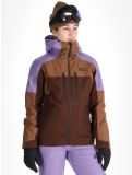 Miniatuur Picture, Exa ski-jas dames Paisley Purple Cocoa Brown Chicory Coffee bruin, paars 