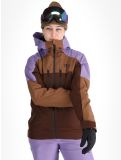 Miniatuur Picture, Exa ski-jas dames Paisley Purple Cocoa Brown Chicory Coffee bruin, paars 