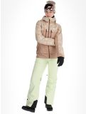 Miniatuur Picture, Exa ski-jas dames Textury Print Roebuck bruin 