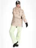 Miniatuur Picture, Glawi ski-jas dames Textury Print beige 