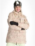 Miniatuur Picture, Glawi ski-jas dames Textury Print beige 