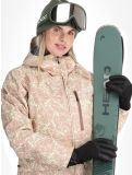 Miniatuur Picture, Glawi ski-jas dames Textury Print beige 