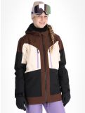 Miniatuur Picture, Haakon ski-jas dames Chicory Coffee Vanilla B lack beige, bruin 