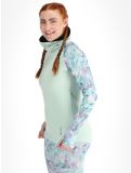 Miniatuur Picture, Pagaya High Fleece FA Thermoshirt dames Blurry Water Silt Green Groen 