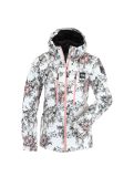 Miniatuur Picture, Pluma Jkt ski-jas slim fit dames peonies Wit