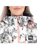 Miniatuur Picture, Pluma Jkt ski-jas slim fit dames peonies Wit