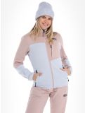 Miniatuur Picture, Rommana Fleece vest dames Ice Melt blauw, roze 