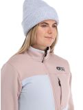 Miniatuur Picture, Rommana Fleece vest dames Ice Melt blauw, roze 