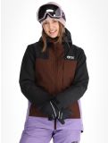 Miniatuur Picture, Seakrest ski-jas dames Black Chicory Coffee Paisley Purple bruin, paars, zwart 