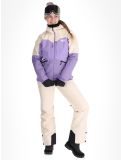 Miniatuur Picture, Sitkah ski-jas dames Vanilla Paisley Purple beige, paars 