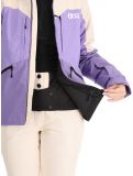 Miniatuur Picture, Sitkah ski-jas dames Vanilla Paisley Purple beige, paars 