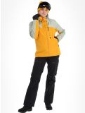 Miniatuur Picture, Sylva 3L hardshell ski-jas dames Autumn Blaze geel, groen 