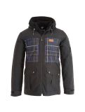 Miniatuur Picture, Vermont Jkt ski-jas heren tartan Zwart