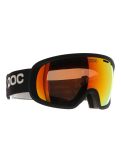 Miniatuur POC, Fovea skibril unisex Uranium Black / Partly Sunny Orange oranje, zwart 