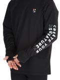 Miniatuur Poederbaas, Arty Longsleeve trui heren Black zwart 