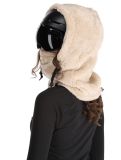 Miniatuur Poederbaas, Fluffy Balaclava skimasker unisex Sand beige 