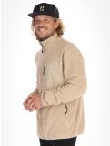 Miniatuur Poederbaas, Four Seasons Fleece vest heren Sand beige 