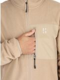 Miniatuur Poederbaas, Four Seasons Fleece vest heren Sand beige 