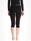 Miniatuur Poederbaas, Lightweight Baselayer 3/4 thermobroek dames Black zwart 