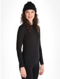 Miniatuur Poederbaas, Lightweight Baselayer thermoshirt dames Black zwart 