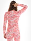 Miniatuur Poederbaas, Thermo Animal thermoshirt dames Zebra Pink roze 