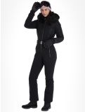 Miniatuur Poivre Blanc, Active Line W23-0831-WO/E ski overall dames Embossed Black zwart 