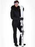 Miniatuur Poivre Blanc, Active Line W23-0831-WO/E ski overall dames Embossed Black zwart 