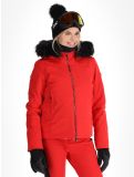 Miniatuur Poivre Blanc, Luxe Sport 24PBH0800/WO AA Jas gevoerd dames Scarlet Red Rood 